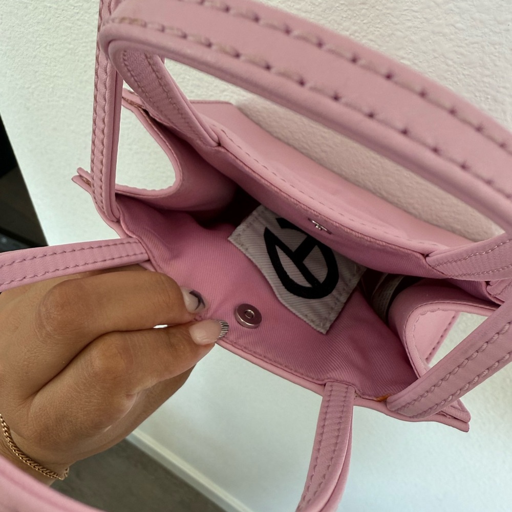 Telfar Pink Mini Bag with Strap - Picture 3 of 5